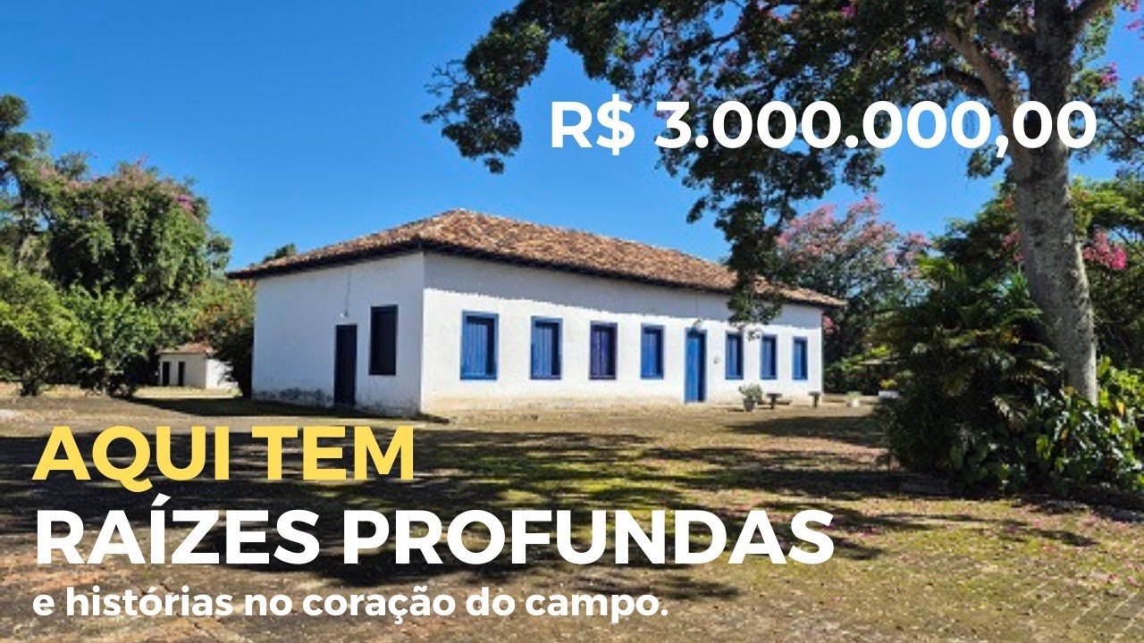 FAZENDA CENTENÁRIA À VENDA EM CAÇAPAVA – SP - VALOR R$ 3.000.000,00