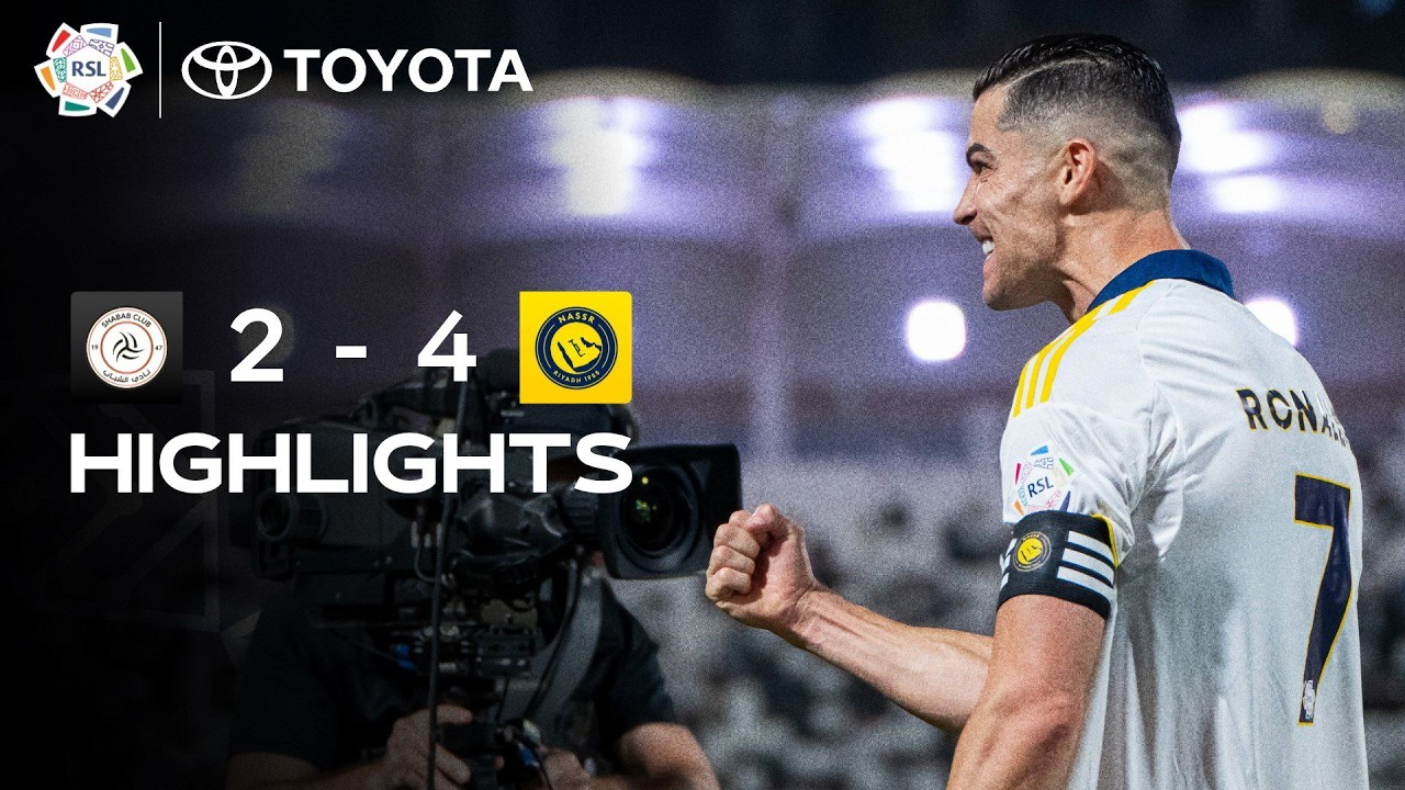 RONALDO REACHES 100! 🐐 Al Nassr outscore Al Shabab ⏱️ | Powered by Toyota