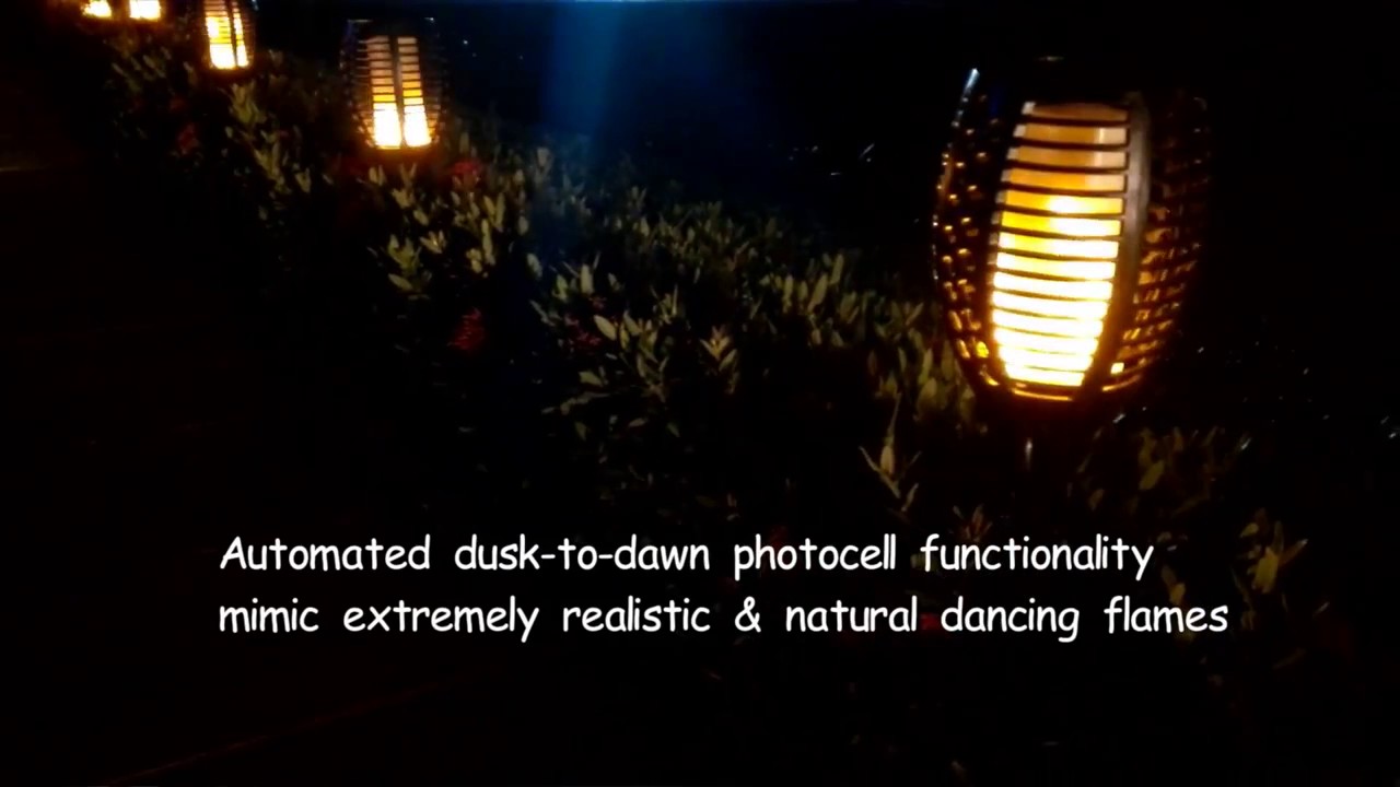 2017 New Best Solar Path Torch Lights Flame Lighting Solar Flickering LED TIKI Torches Waterproof