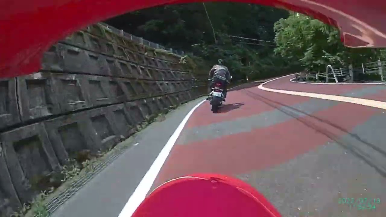 奥多摩周遊道路　走り屋　街道レーサー気取りが逃げたりアウトから被せるも敗北した件