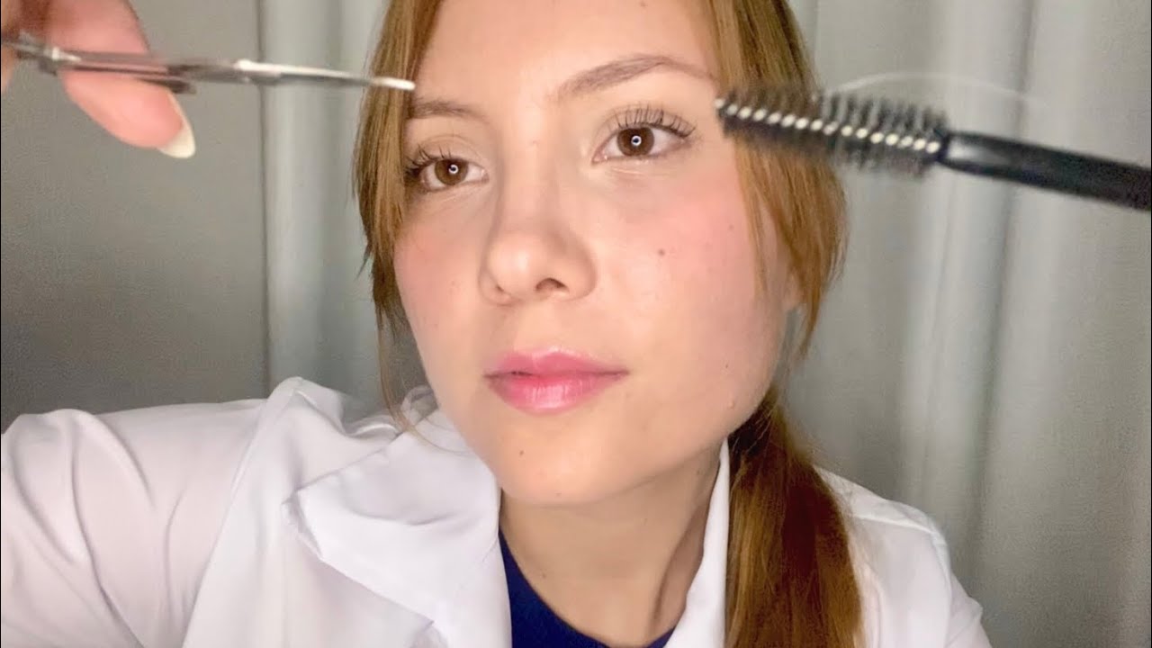 ASMR - DESIGN DE SOBRANCELHAS 💛 (a domicílio) ~ atenção pessoal 💤