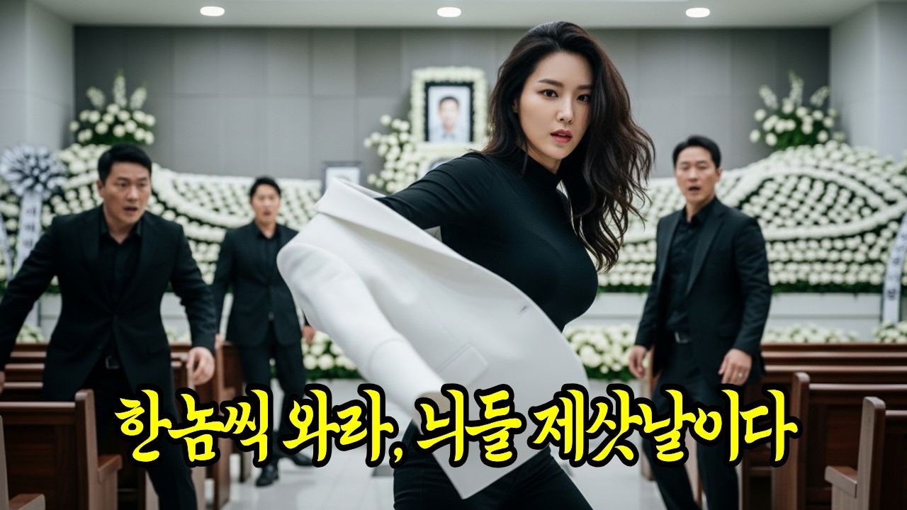 아버지 장례식장에 나타나 비웃는 조폭들, 상복을 벗어 던진 딸의 정체는 전직 707 특수요원이었다#707특수부대 #여군사연 #교도소실화 #조폭참교육