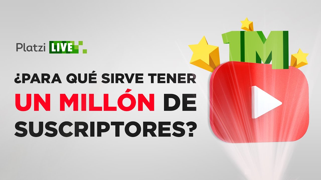 &iquest;Qu&eacute; significa llegar a un mill&oacute;n de suscriptores?