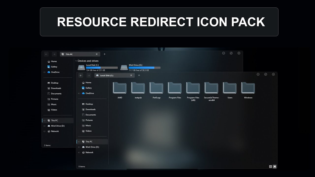 Resource Redirect Icon Pack Installation & Removal Guide | Windows Customization Guide