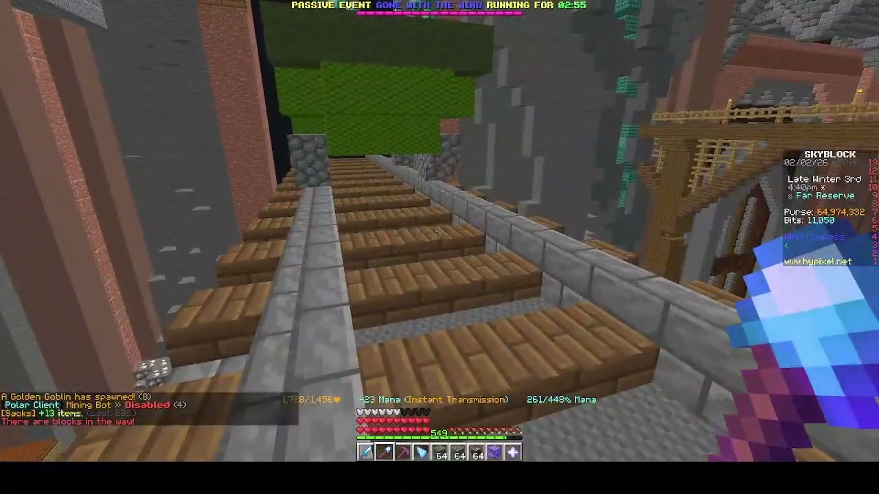 Hypixel Skyblock Dynamic Mithril Macro | Polar Client 3.1