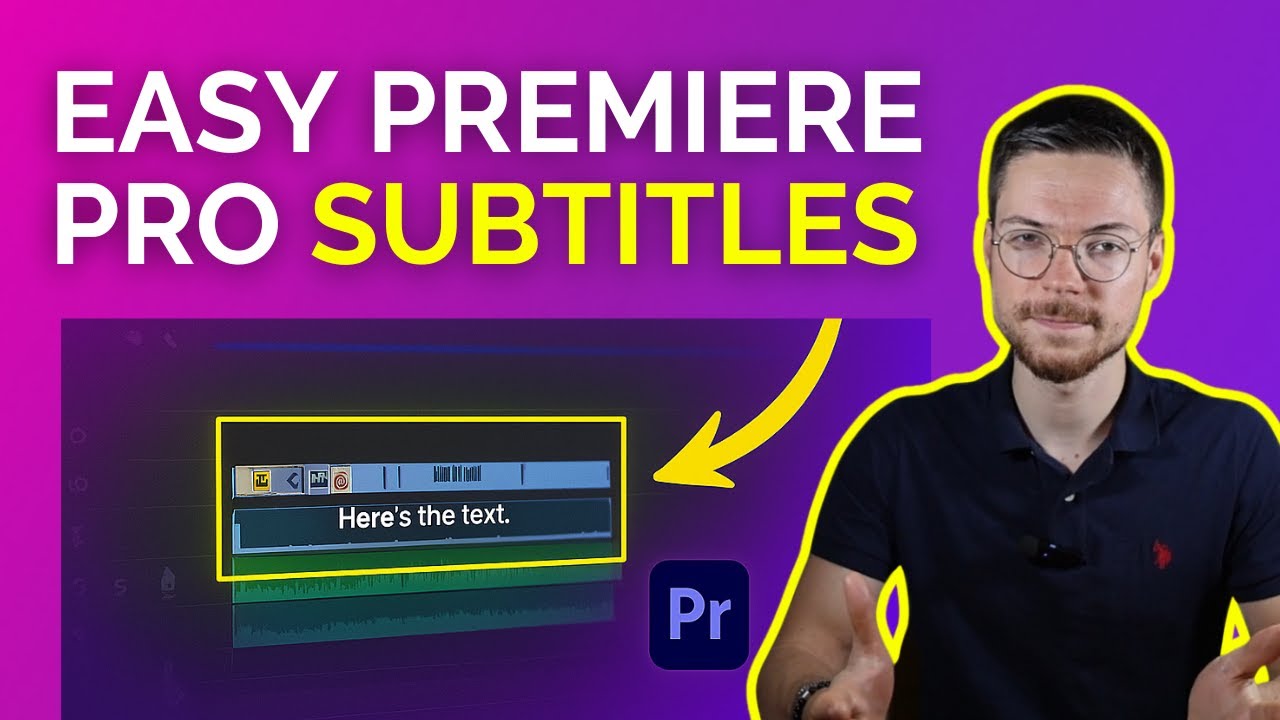 How to do Easy & Animated Subtitles on Premiere Pro
