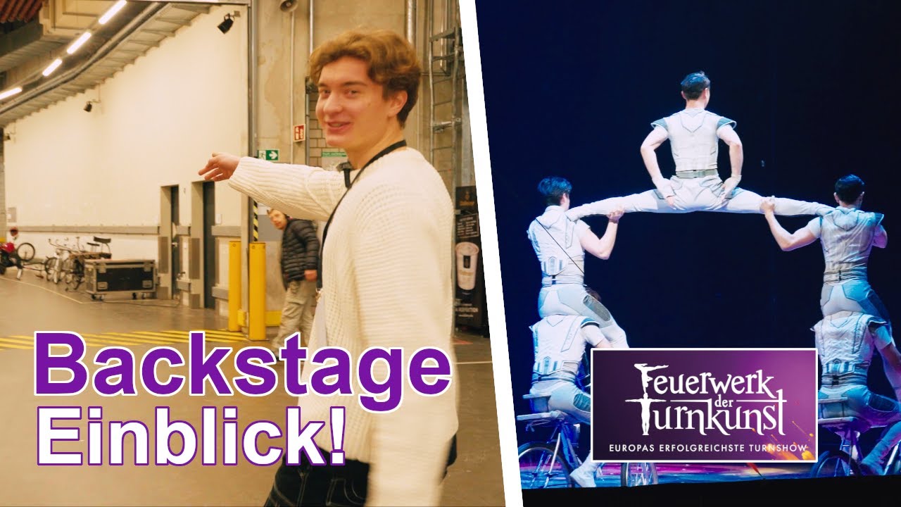 Die GRÖßTE SHOW meiner KARRIERE - BACKSTAGE beim Feuerwerk der Turnkunst!