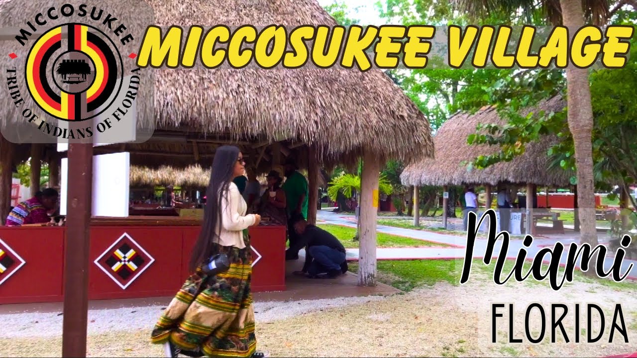 Miccosukee Indian Village Miami Florida Everglades