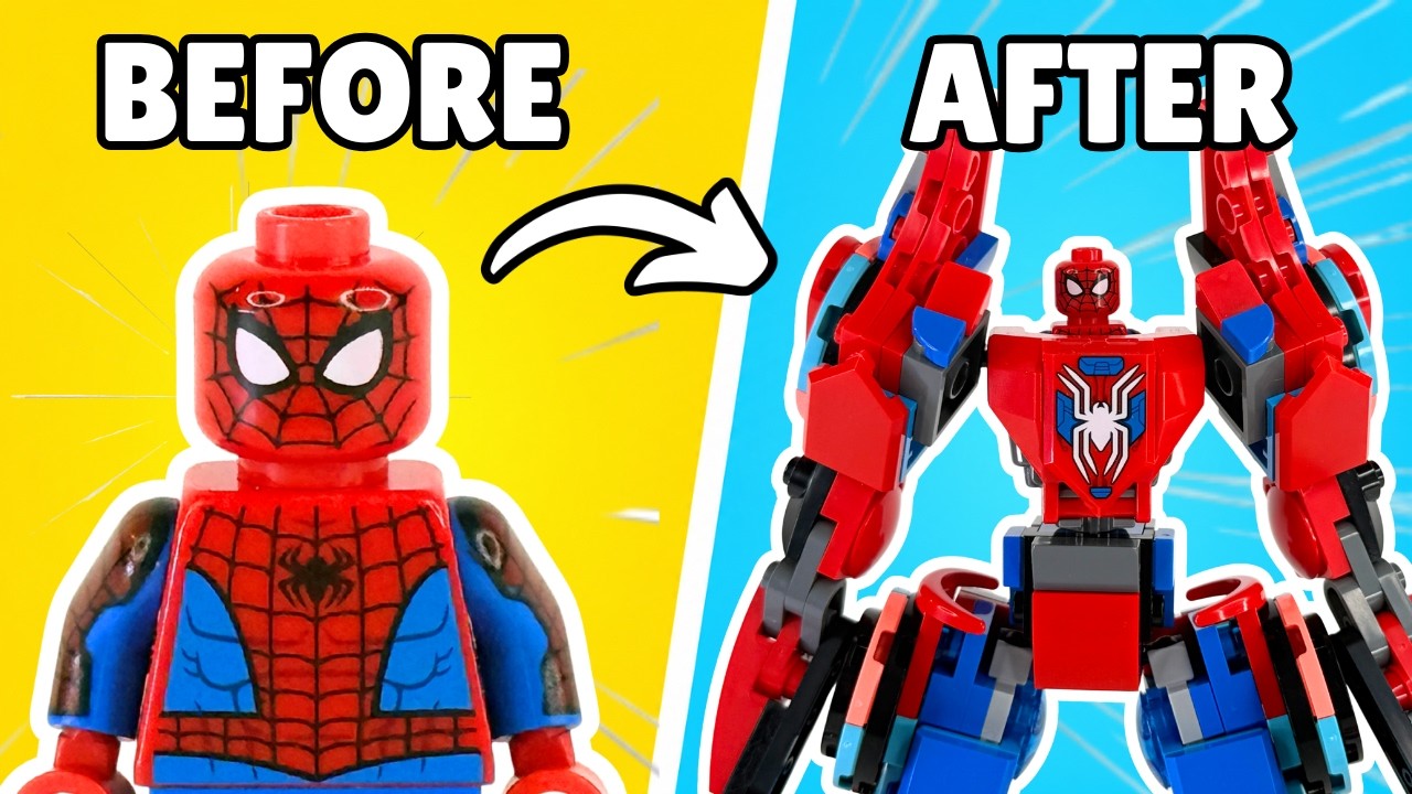 Я улучшил простые наборы LEGO SPIDER-MAN&hellip;