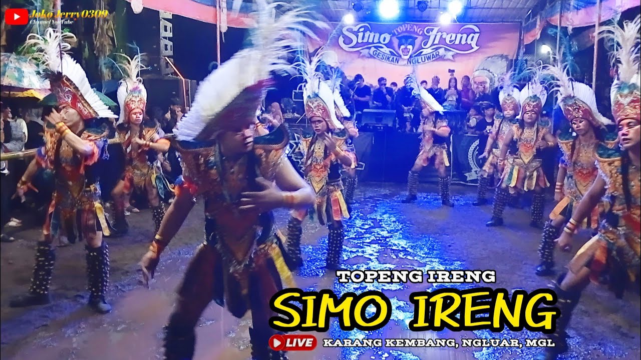 🔴RODAT KREASI || Topeng Ireng Simo Ireng || live Karang kembang, ngluar, Mgl 