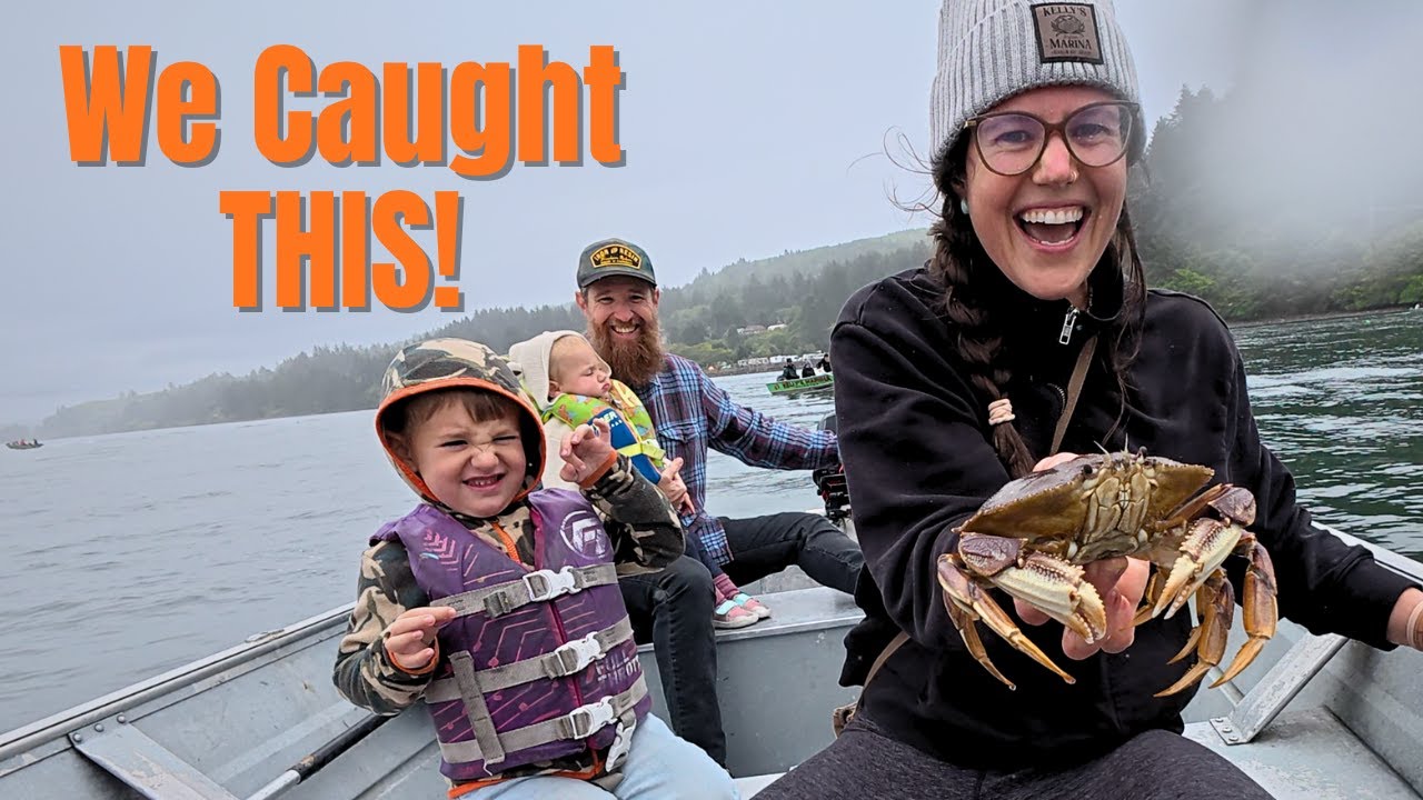 Oregon Coast Crabbing Adventure With Our 4 Kids | Tiny Boat, Big Fun