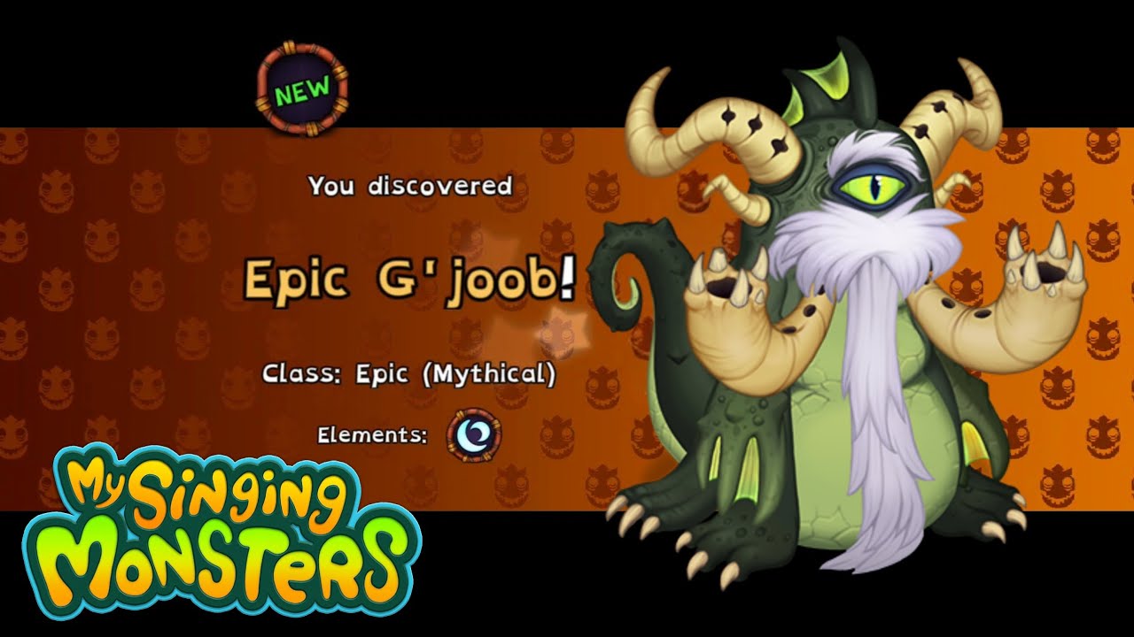 How to get Epic G'joob on Plant Island - My Singing Monsters (MSM)