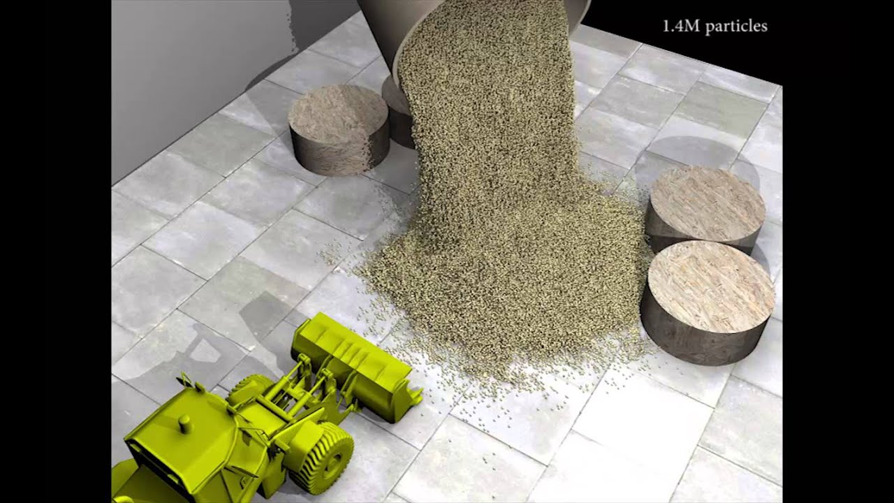 Bulldozer - Granular material simulation
