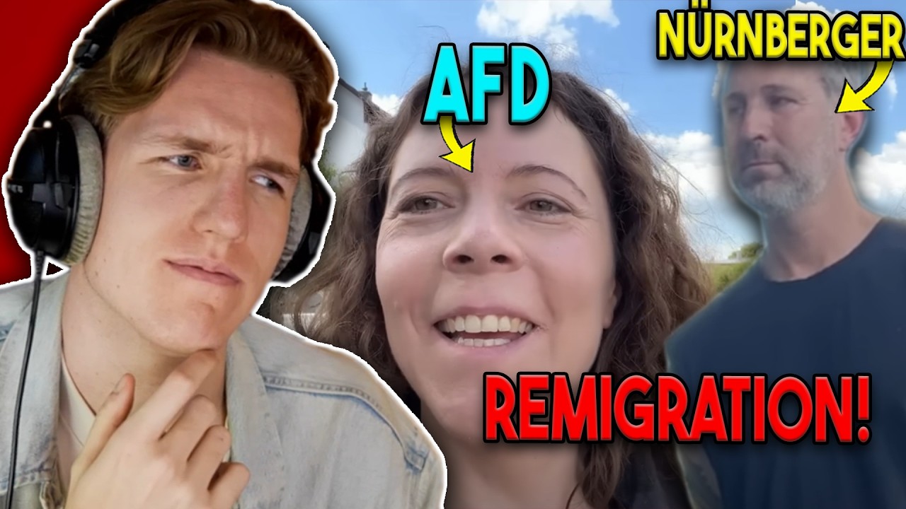 CASSANDRA SOMMER (AfD) besucht AFD-WÄHLER in NÜRNBERG😭 (zum Kinder machen?)