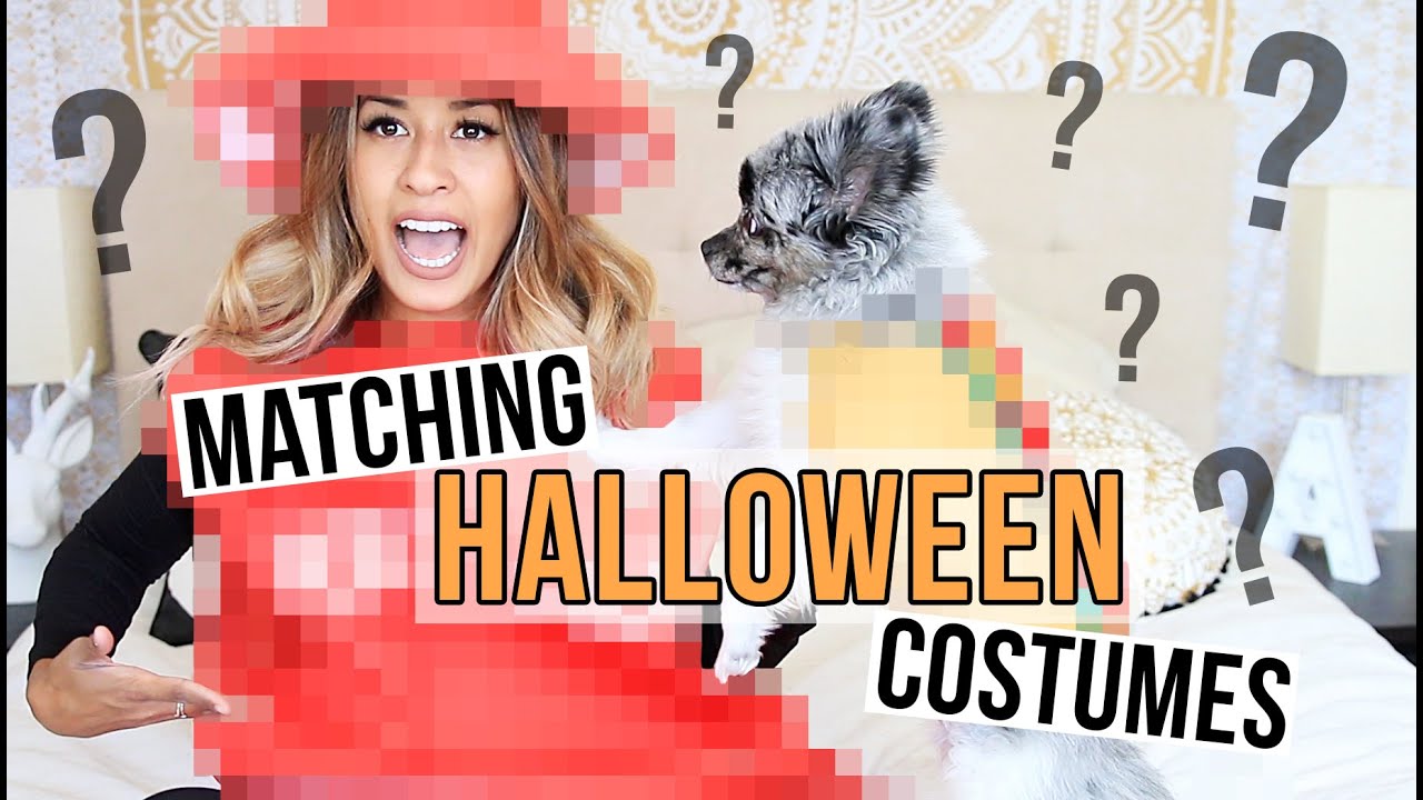 MATCHING HALLOWEEN COSTUMES! Cute Dog + Pet Costume Ideas | Ariel Hamilton