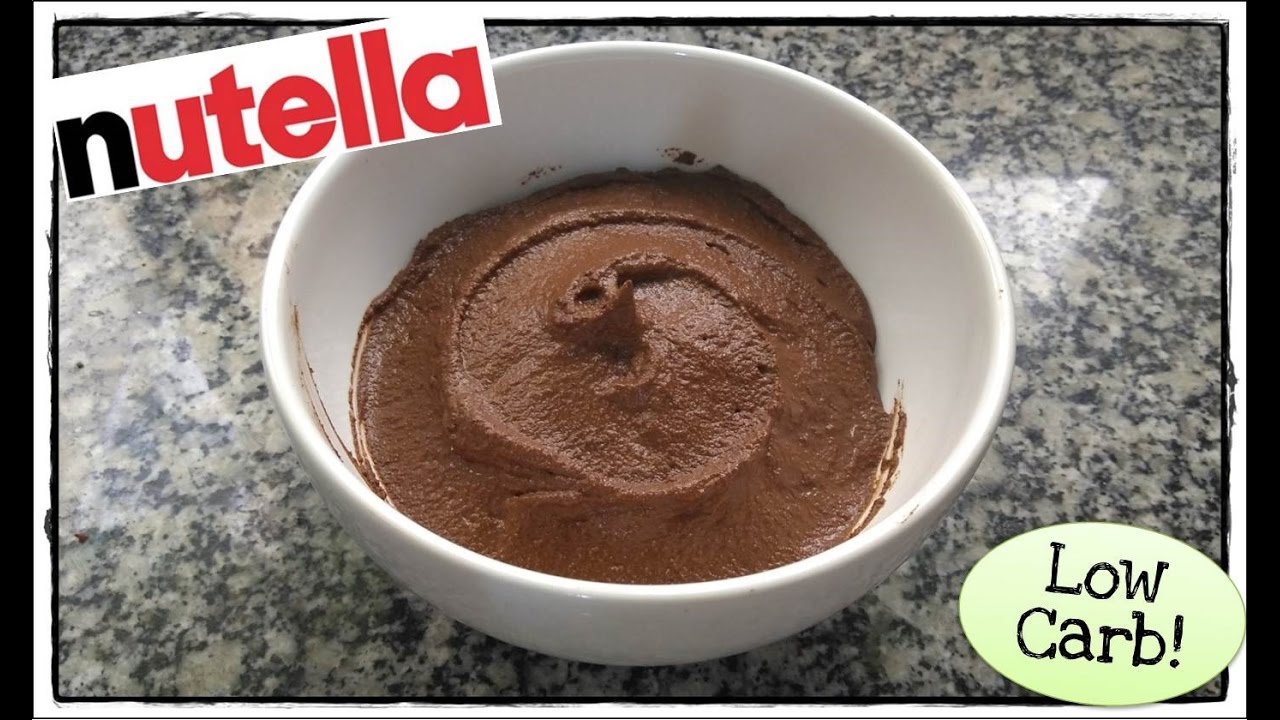 Como Fazer Nutella Saudável Low Carb (O verdadeiro creme de avelã com cacau)