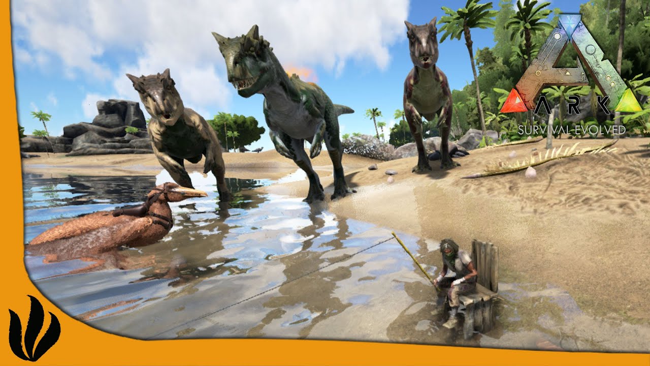 ARK: Survival Evolved FR - ALLOSAURUS, PELAGORNIS & PECHE