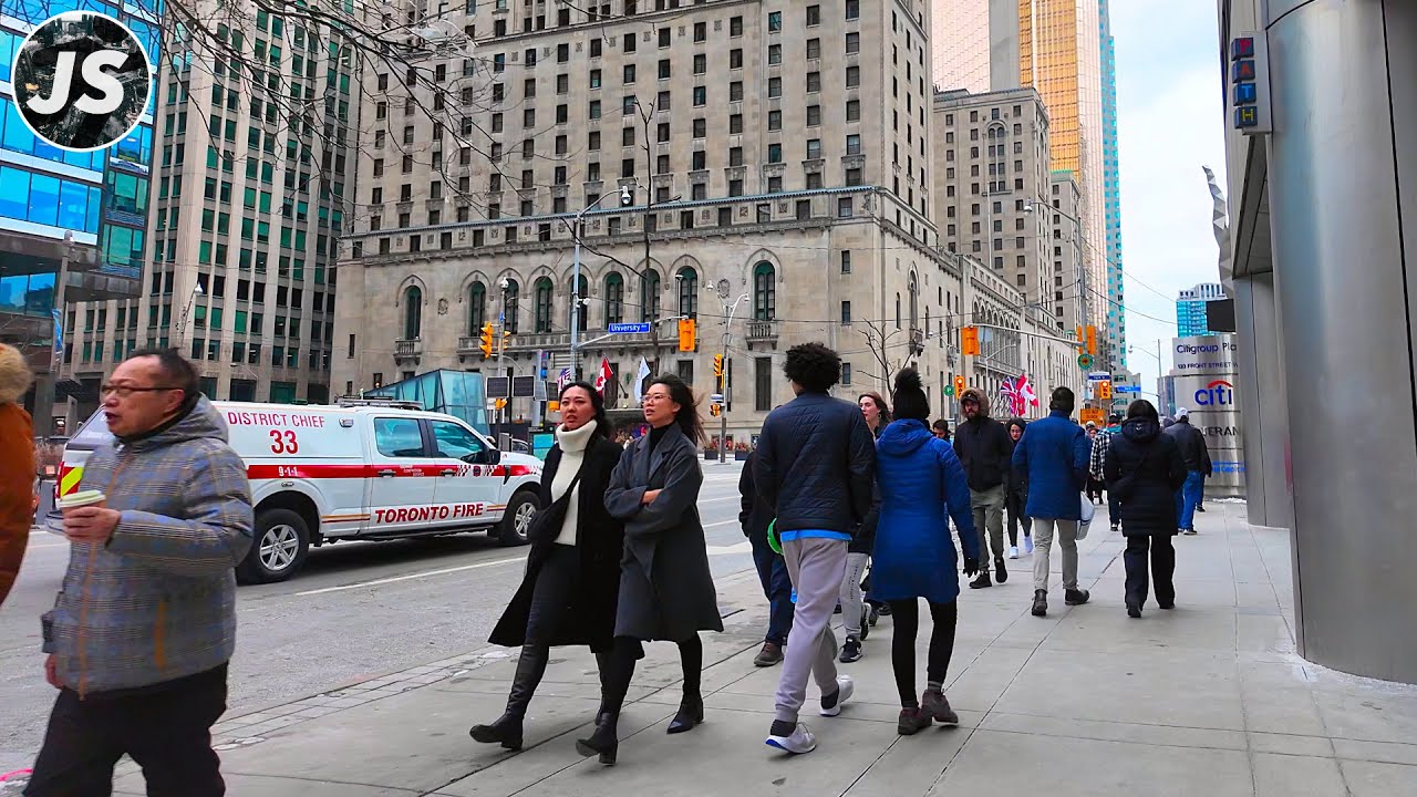 Downtown Toronto Sunday Afternoon Stroll (Feb 2024)