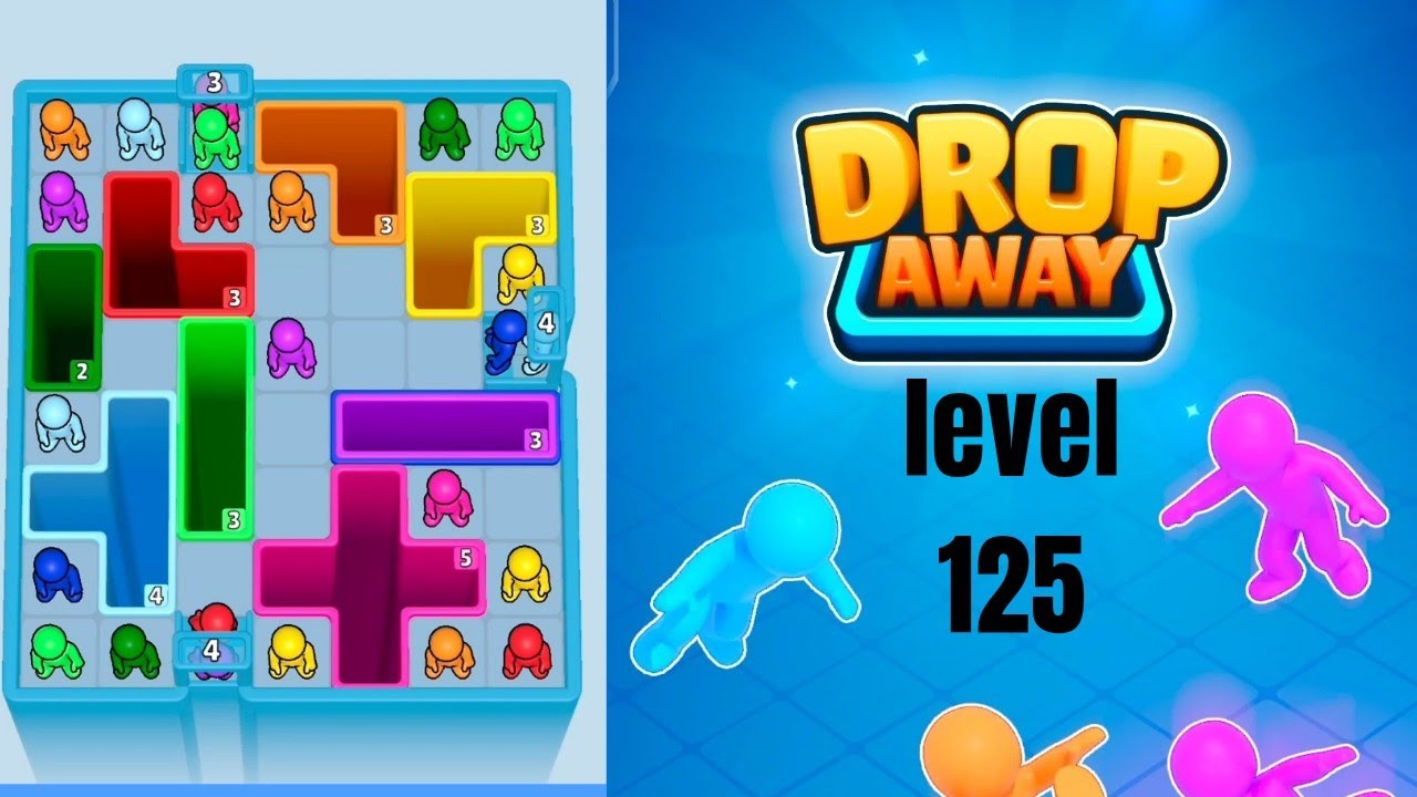 Drop Away level 125 Walkthrough Solution 