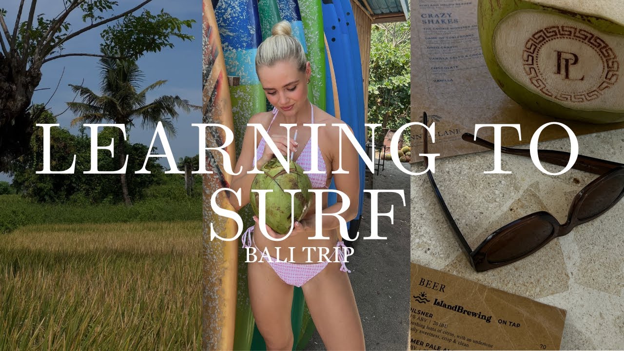 Part 2 - I learnt to surf, Bali vlog