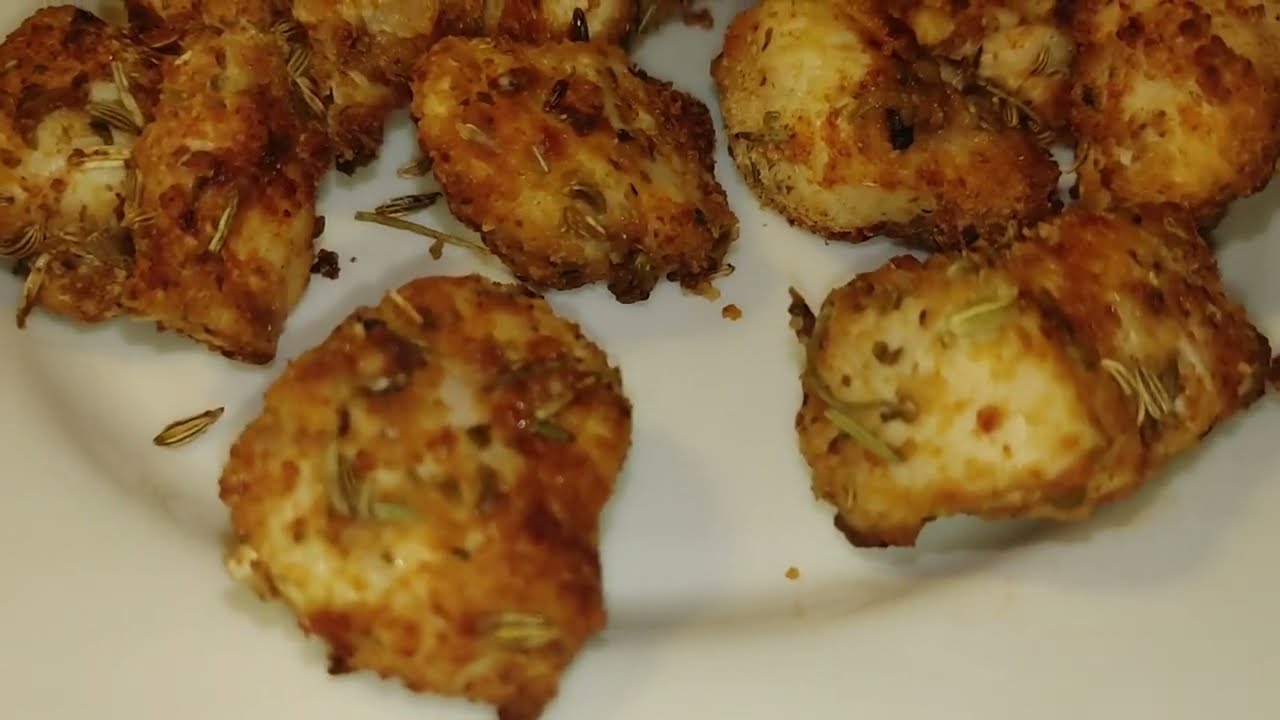 PROVIAMO LA MIA NUOVA AIR FRYER AIGOSTAR bocconcini di petto di pollo aromatizzati/soddisfatta