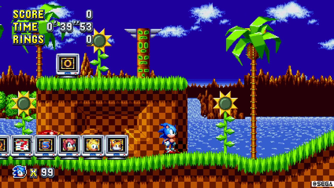 Sonic Mania black  n red