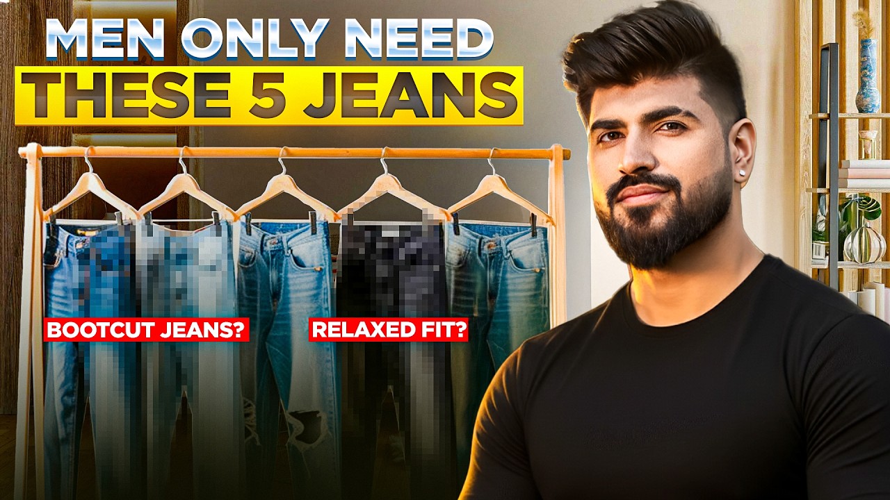 5 Trendy Jeans Fits Every Man Needs in 2026 | Straight, Baggy, Bootcut & More Explained | Sahil Gera