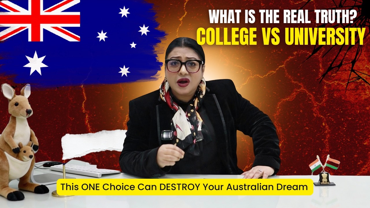 🇦🇺 Choosing College vs University to Study in Australia | ❌ 90% Get This WRONG‼️