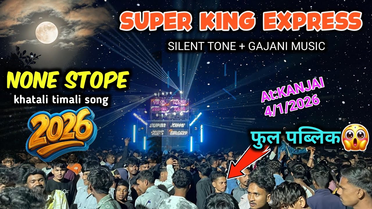 पब्लिक को ख़ुश कर दिया खटाली टिमली ||Super king Bend none stope timali At:Kanjai 4/1/2026