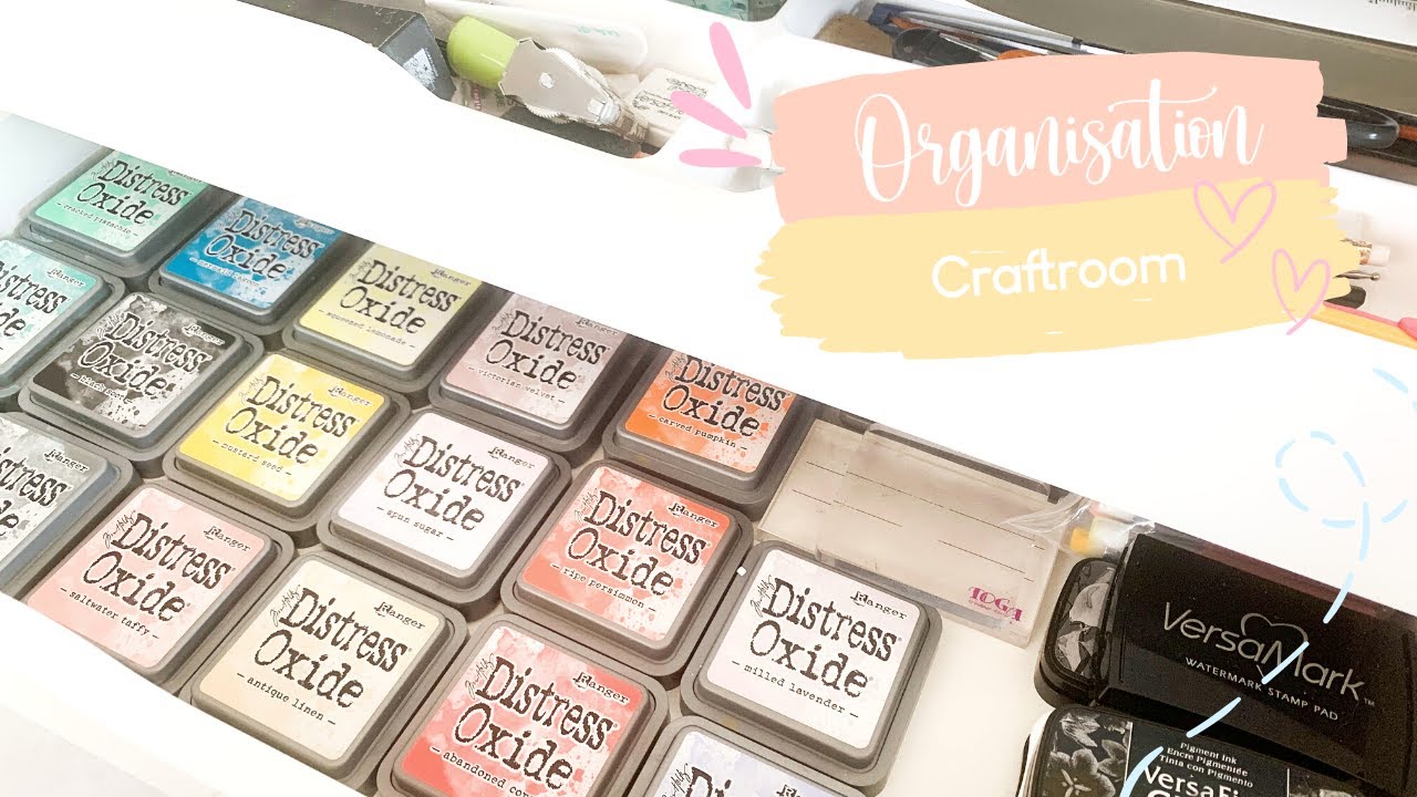 CRAFTROOM/SCRAPROOM TOUR - Organisation des tiroirs