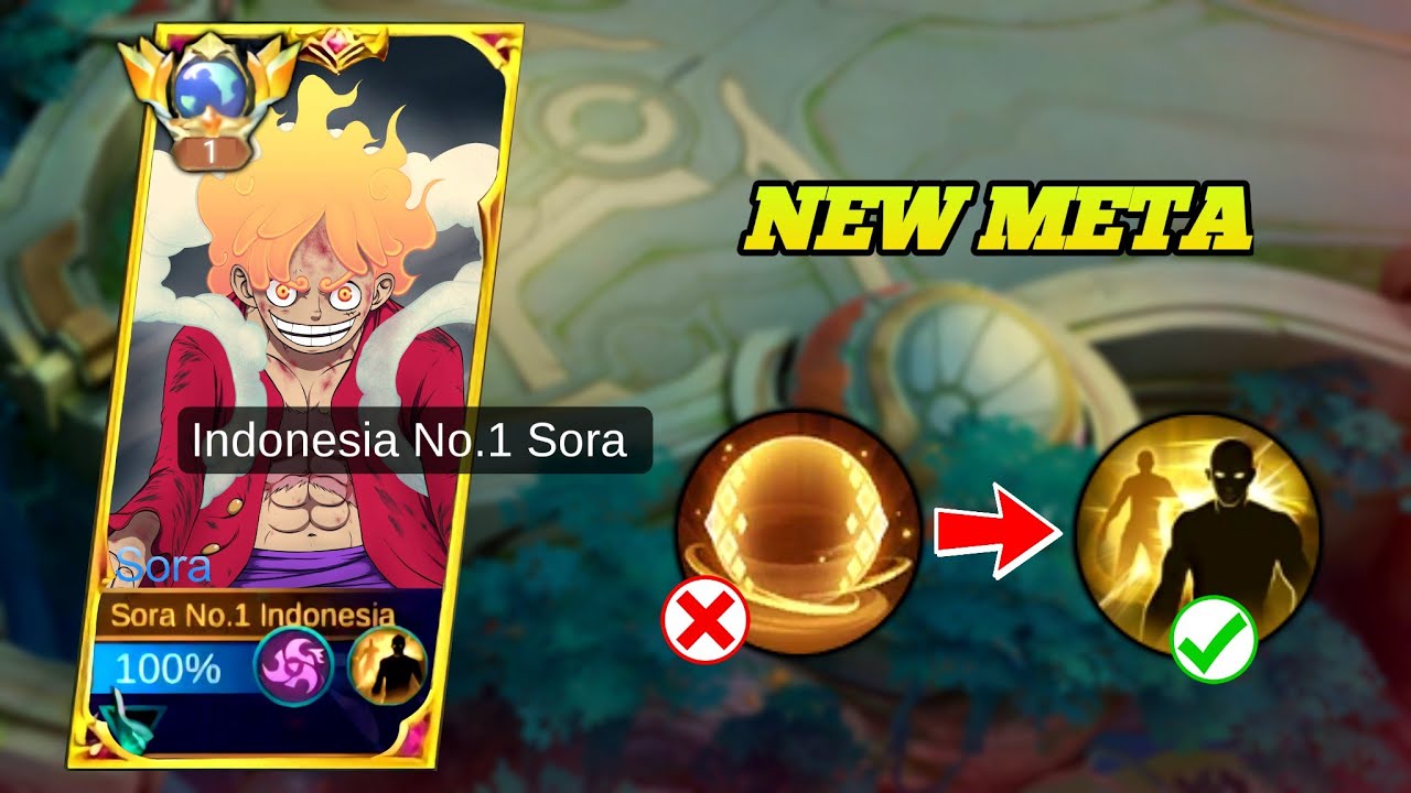 HARD MATCH! SORA BEST BUILD FOR SOLO RANKED🔥(must try ) - MOBILE LEGENDS