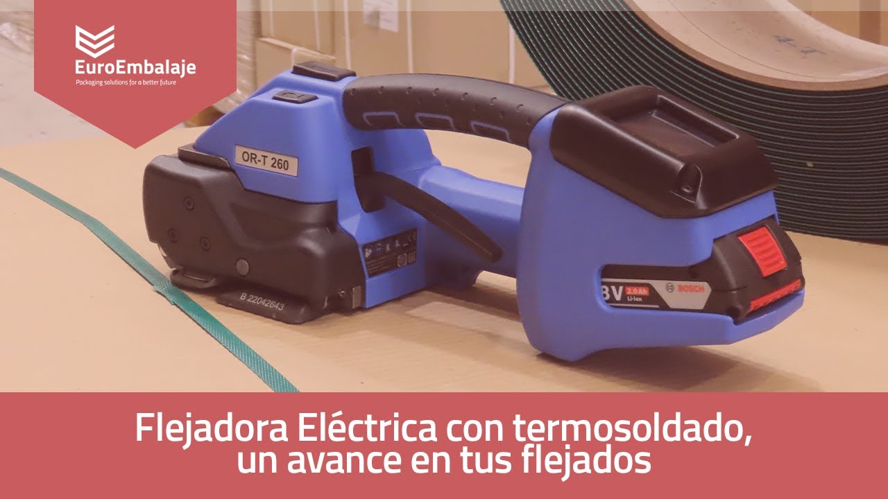 Flejadora Eléctrica con termosoldado, un avance en tus flejados