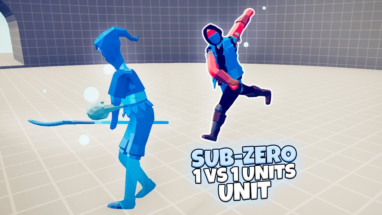 SUB-ZERO 1 vs 1 EVERY UNIT | TABS Modded Gameplay