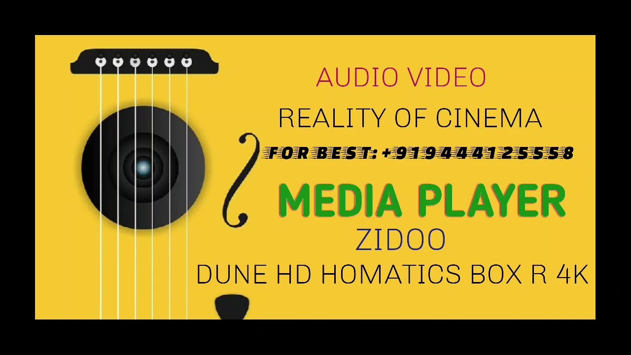 MEDIA PLAYER ZIDOO DUNE HD HOMATICS BOX R 4K PLUS