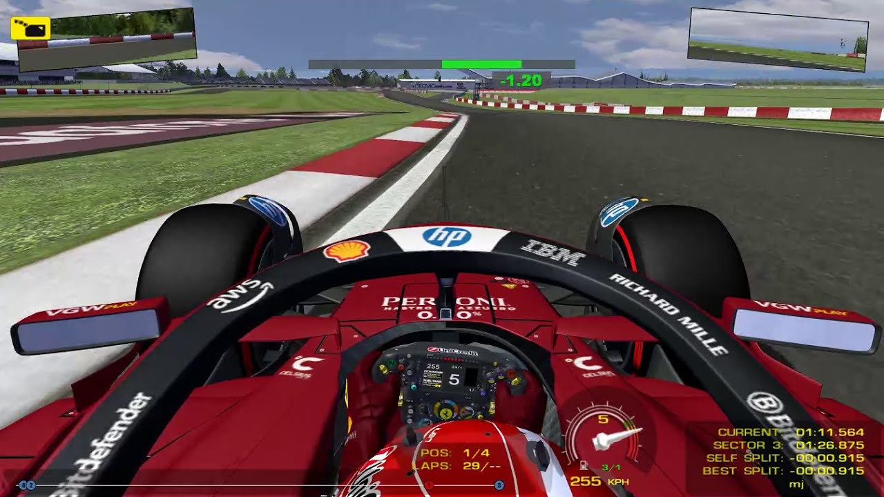 rFactor F1 2025 HOTLAP @ Silverstone 1.25.300