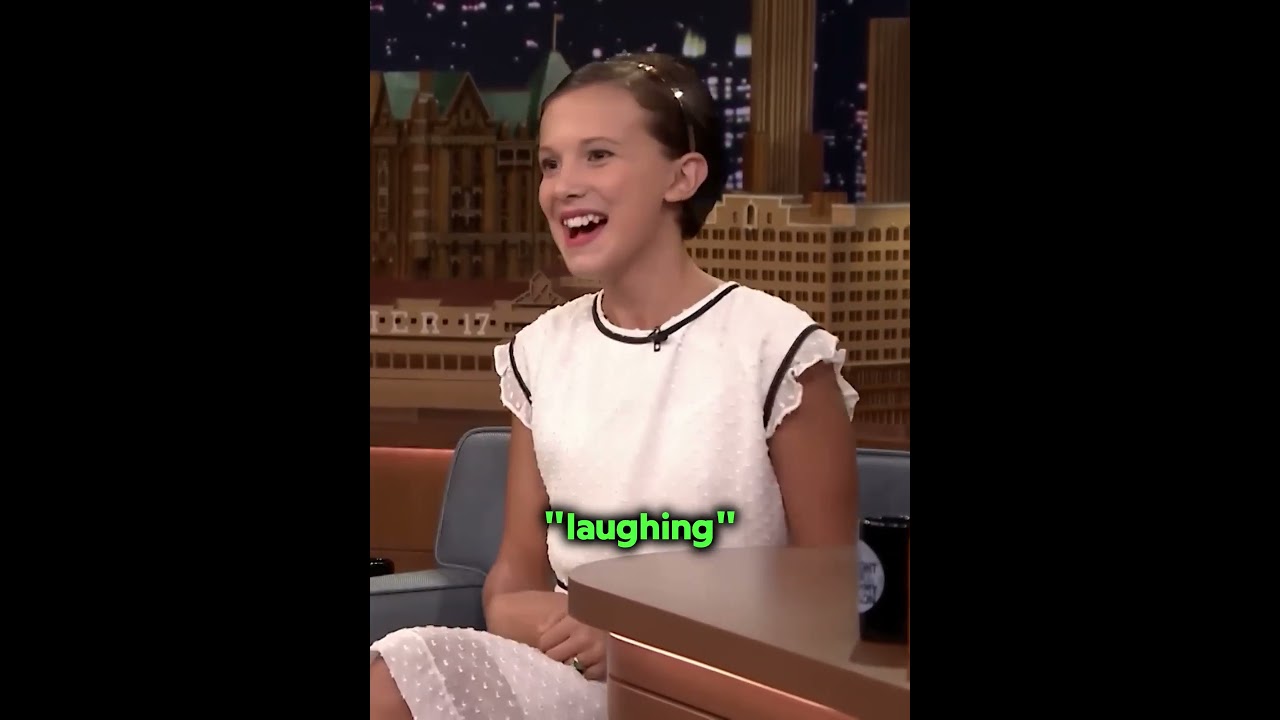 HOW WAS FIRST KISS WITH FINN WOLFHARD?|The Tonight Show Starring JimmyFallon|#milliebobbybrown#short