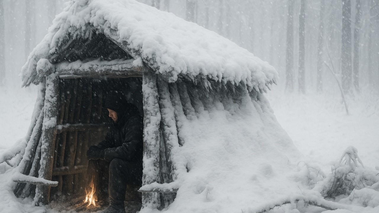 What I Learned from Survived in a Insulated Tent during Winter | Life Off The Grid