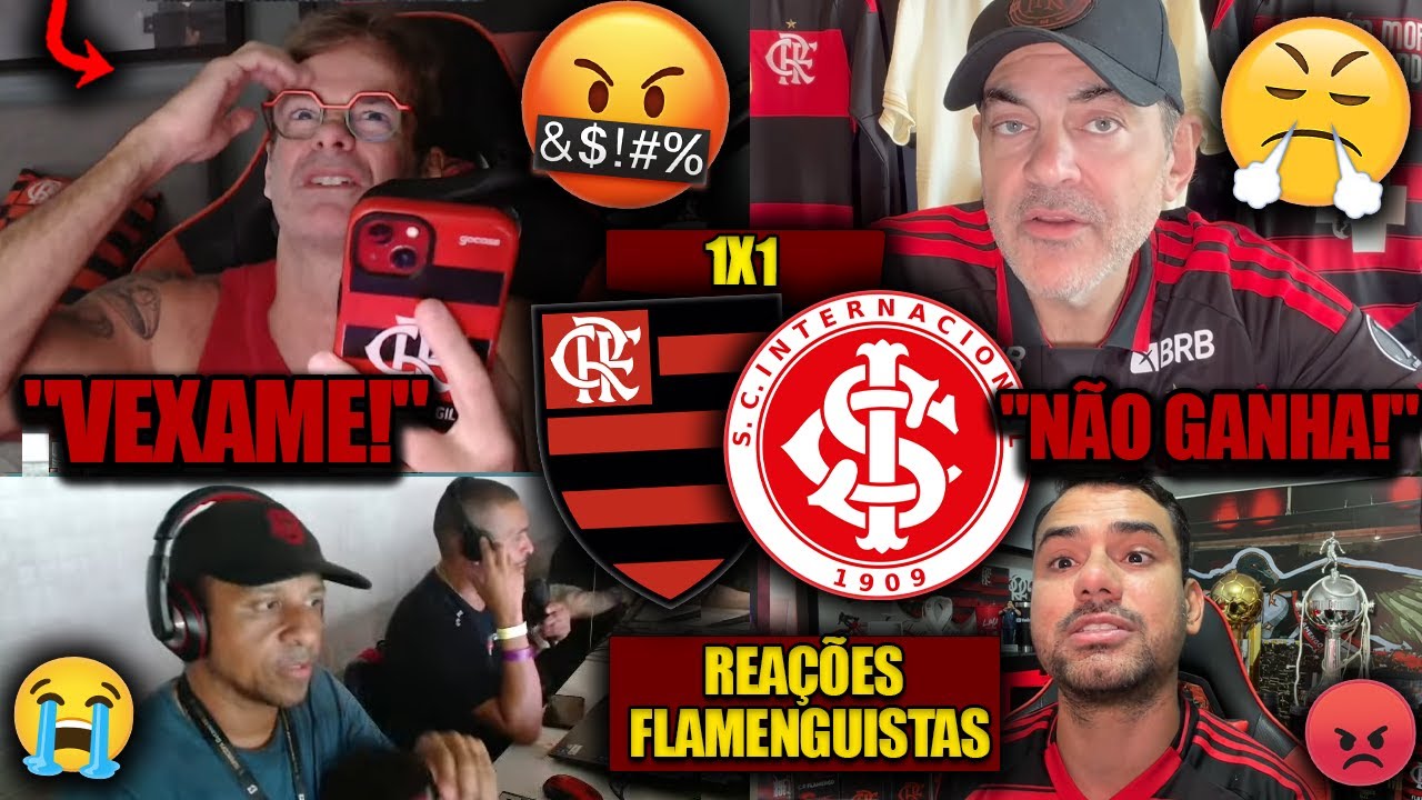 REAÇÕES dos FLAMENGUISTAS - FLAMENGO 1X1 INTERNACIONAL - BRASILEIRÃO 2026 - REACT VAMOS RIR do FLA!