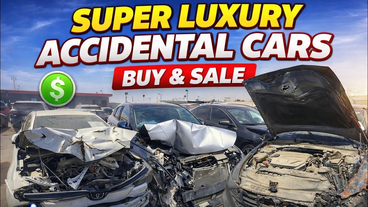 Super Luxury Accidental Car Market | How to  Buy Accident Car | Repair Cost & Profit Estimate 