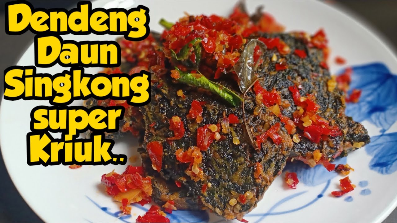 Dendeng Daun Singkong,Nggak Nyangka Se-enak ini. Jadi Lauk Atau Cemilan, Sama Enaknya.