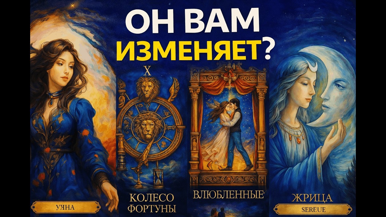 ОН ВАМ ИЗМЕНЯЕТ? УЗНАЙ У КАРТ ТАРО ОТВЕТ, НА ЭТОТ ВОПРОС!! ОТВЕТ ВАС УДИВИТ ОЧЕНЬ! ТЫ ГОТОВА УЗНАТЬ?