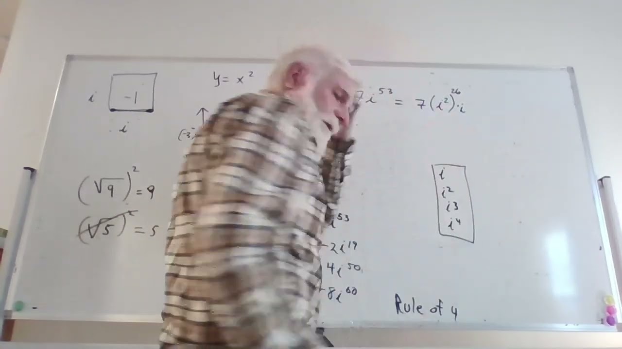 Imaginary numbers.