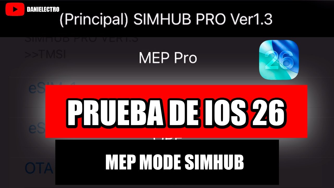 ¿MEP MODE Funciona el R-SIM en iPhone de iOS 18 a iOS 26 en 2025? | CON NUEVOS METODOS?