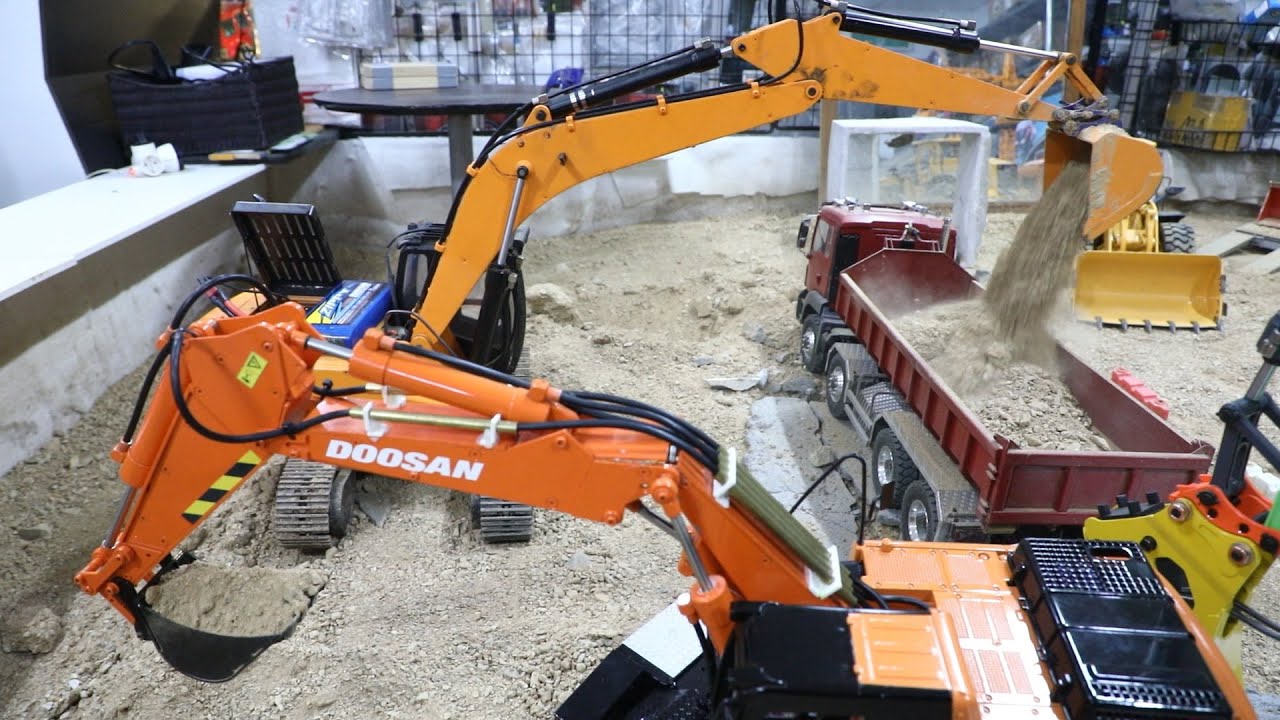 [ENG]  실제 공사현장 아닙니다! 중장비RC!  Excavator RC