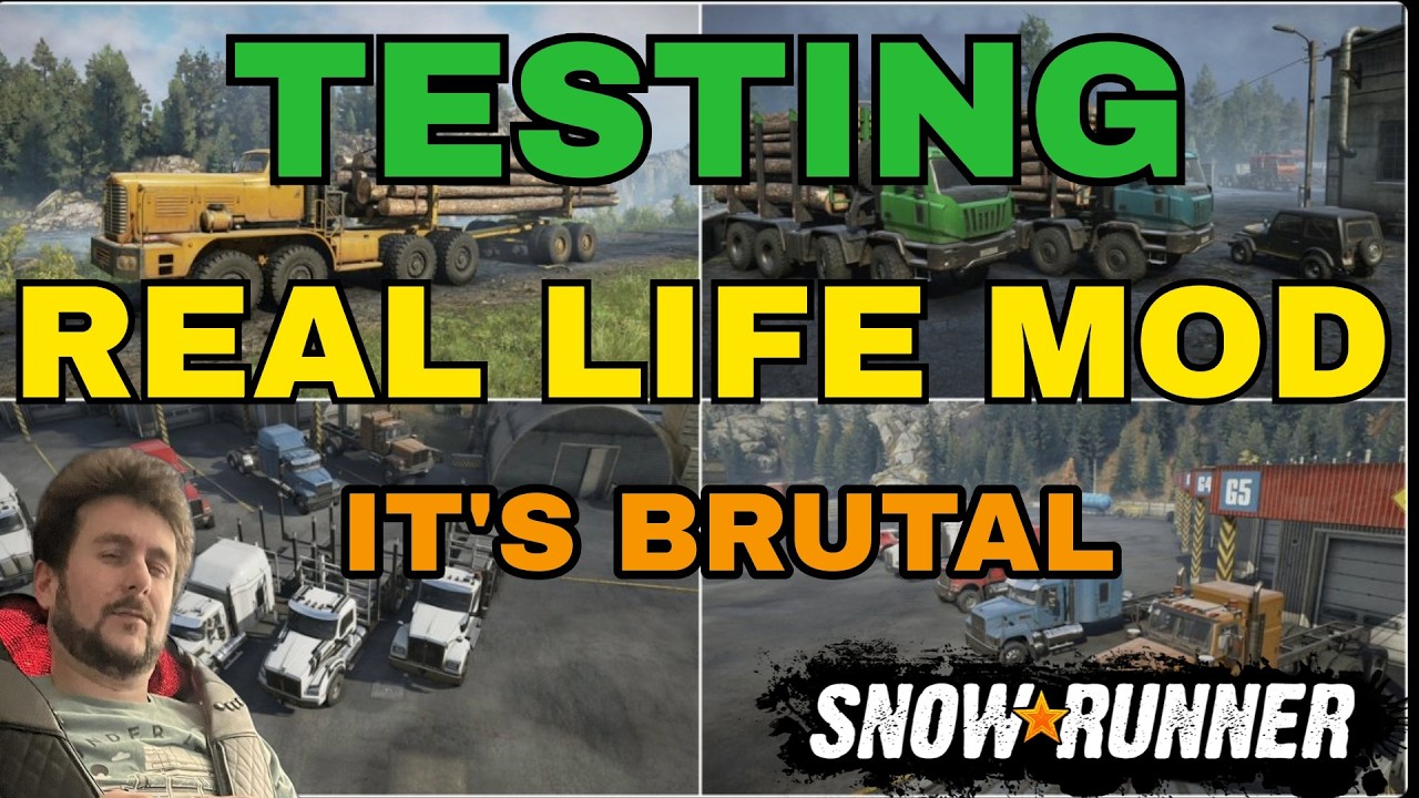 Real Life Mod Test Stream | Snowrunner | Live | Mod | Chill Stream