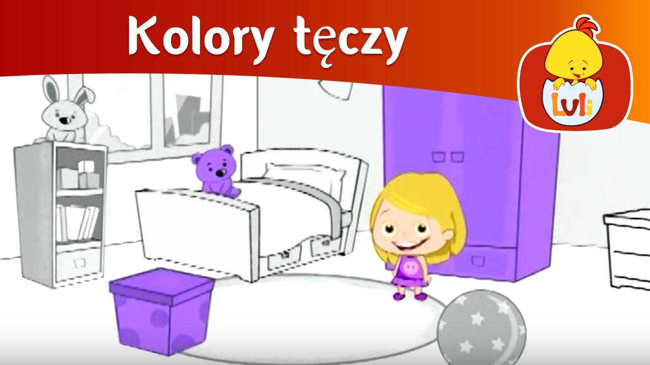 Kolory tęczy : Purpurowy, dla dzieci Luli TV - Videos for babies