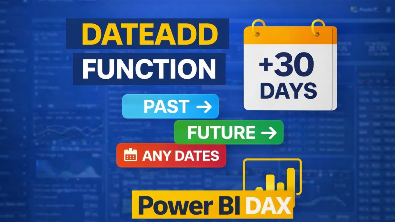 DATEADD Function in Power BI | DAX
