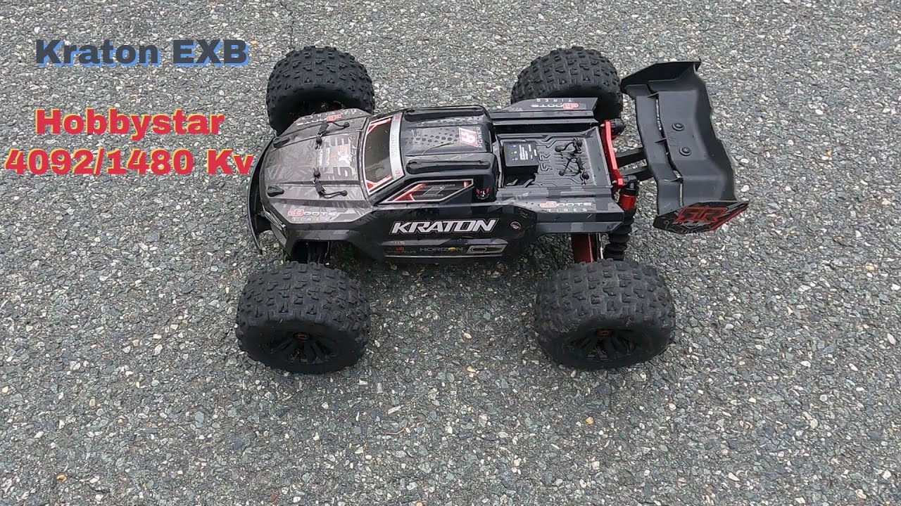 Kraton EXB, Hobbystar 4092 6S Speed Run Sunday (SRS)