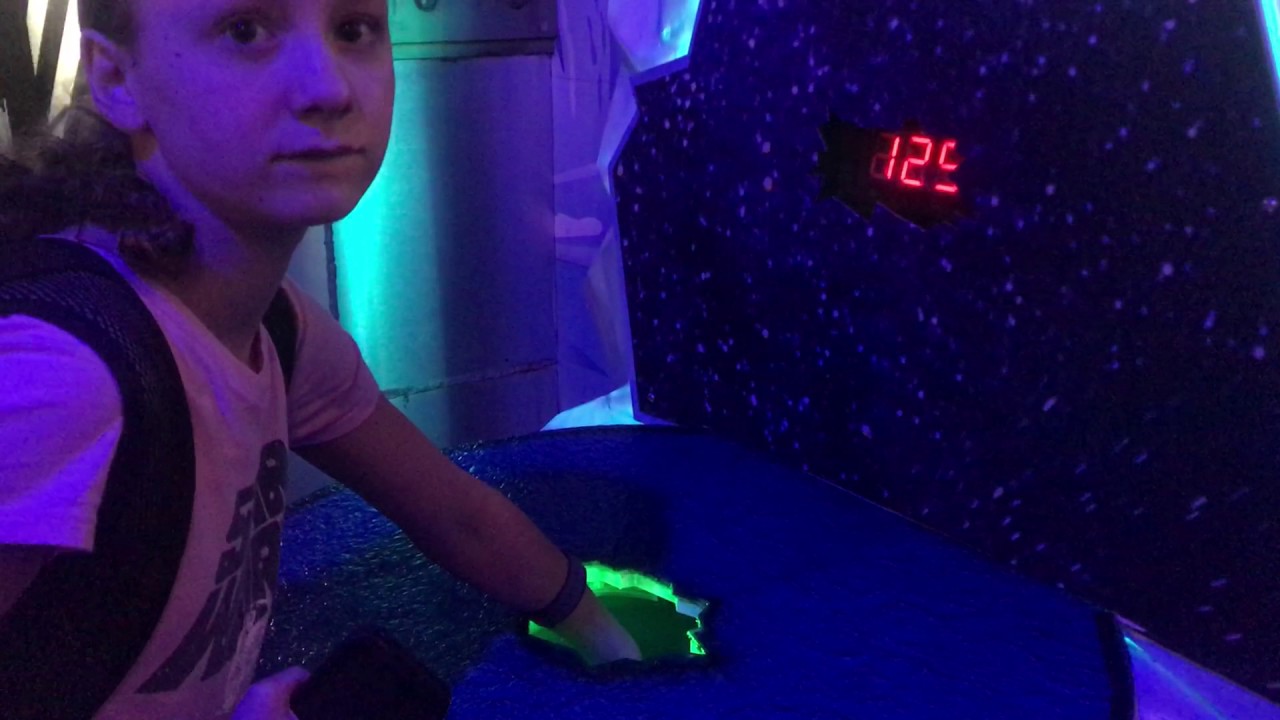 Titanic Cold Water Test at Wonder Works in Orlando Florida.