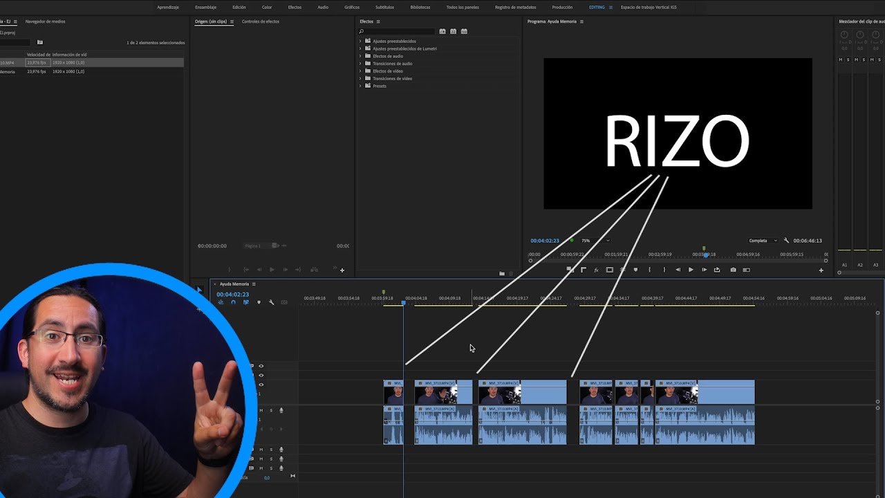 Formas de eliminar Rizo en Premiere Pro | Ayuda de Memoria